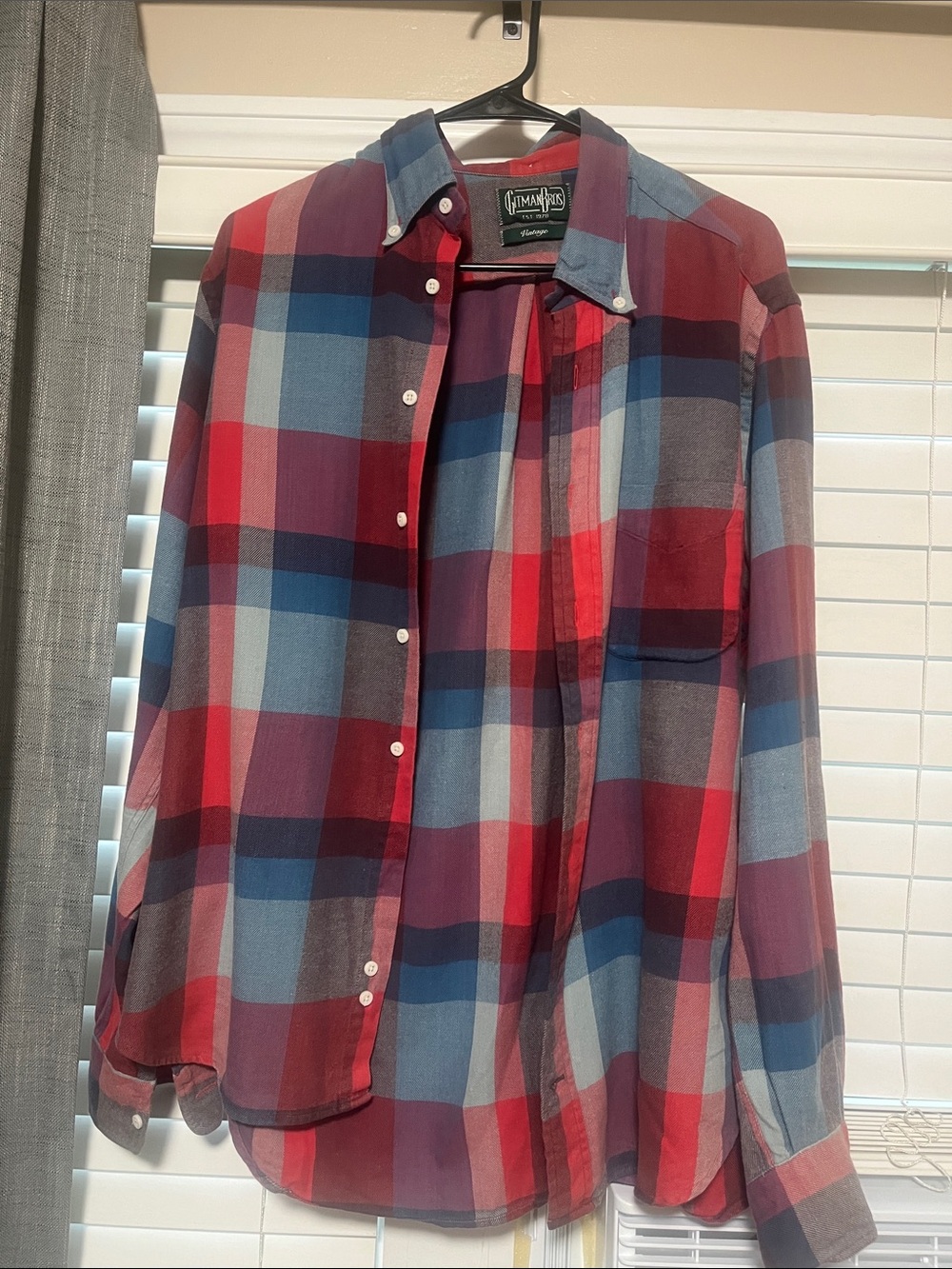 Gitman Bros. Vintage Flannel Shirt Made in USA